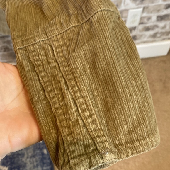 Xhilaration medium brown Corduroy jacket. Size XL. Button-up. Cute ruffle. - Picture 13 of 16
